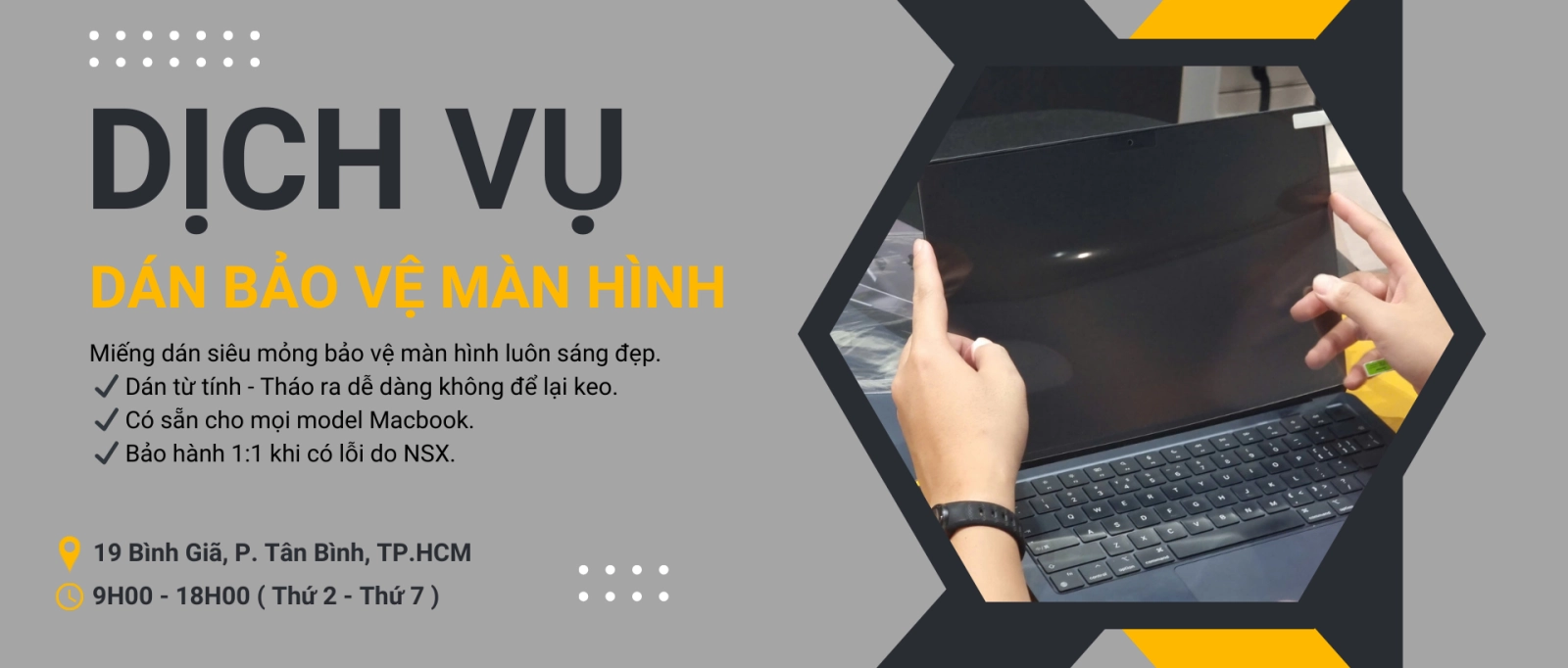 Dịch vụ dán mặt lưng MacBook