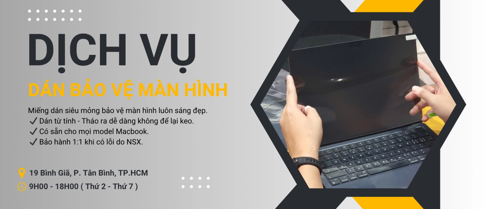 Dịch vụ dán bàn phím & kê tay